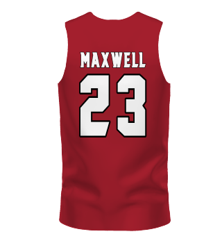Black Basketball Jersey With Red Trim SVG PNG JPG Basketball 