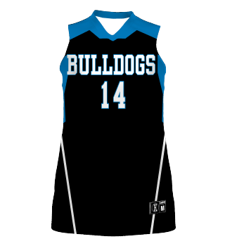 Reversible Basketball Uniform Bulldogs Style