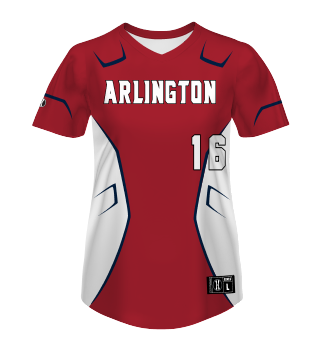 Toptie 2 Pack Womens's Baseball Jersey Softball Jersey Button Down  Shirts-black red-XL