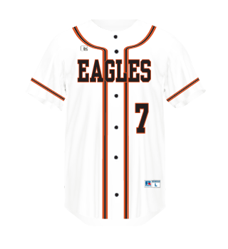 Russell CUT_345VTS  FreeStyle Sublimated Faux Full-Button Baseball Jersey
