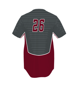 Russell CUT_345VTS  FreeStyle Sublimated Faux Full-Button Baseball Jersey